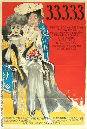 33333 1924 poster Fritz Strandberg Stina Berg