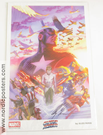 Captain America Signed 2014 affisch Hitta mer: Comics Hitta mer: Marvel Affischkonstnär: Alex Ross
