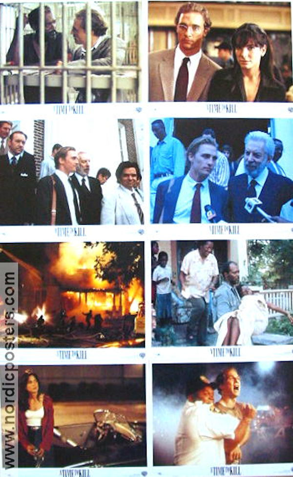 A Time to Kill 1996 lobbykort Sandra Bullock Samuel L Jackson Matthew McConaughey Joel Schumacher