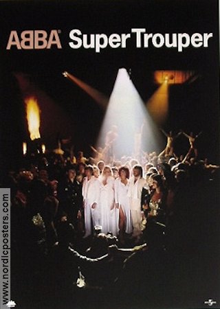 ABBA Super Trouper CD poster 1992 affisch ABBA