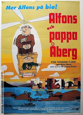 Alfons och pappa Åberg 2000 poster Alfons Åberg Text: Gunilla Bergström Animerat