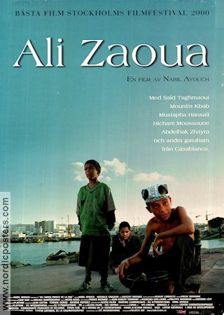 Ali Zaoua 2002 poster Mounim Kbab Nabil Ayouch Hitta mer: Morocco Barn