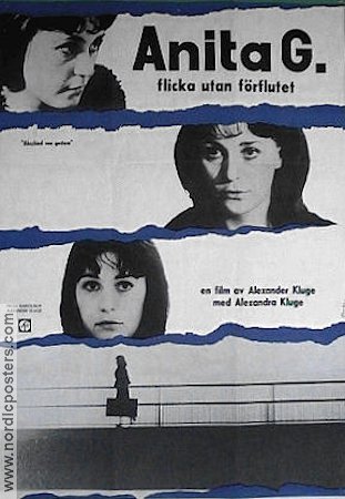 Anita G 1967 poster Alexandra Kluge