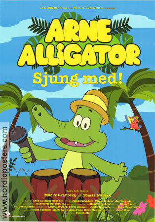 Arne Alligator sjunger med 2019 poster Macke Granberg Arne Alligator Brands