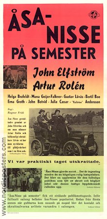 Åsa-Nisse på semester 1953 poster John Elfström Artur Rolén Helga Brofeldt Ragnar Frisk