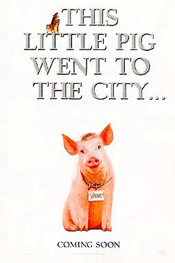 Babe Pig in the City 1998 poster George Miller