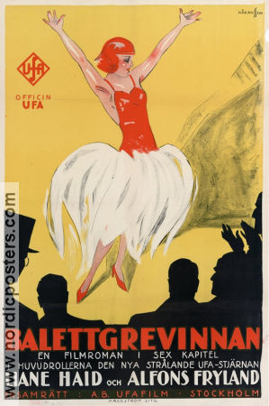 Balettgrevinnan 1925 poster Liane Haid Alphons Fryland Paul L Stein