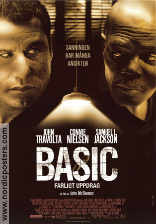 Basic 2003 poster John Travolta Connie Nielsen Samuel L Jackson John McTiernan