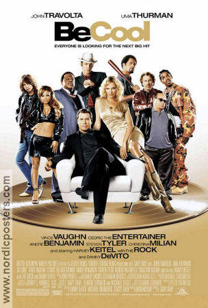 Be Cool 2005 poster John Travolta Uma Thurman Dwayne Johnson F Gary Gray
