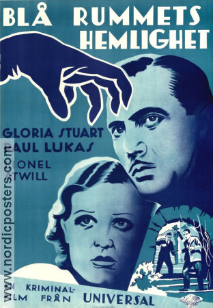 Blå rummets hemlighet 1933 poster Gloria Stuart Paul Lukas