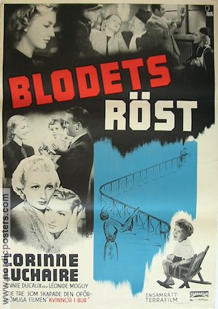 Blodets röst 1939 poster Corinne Luchaire