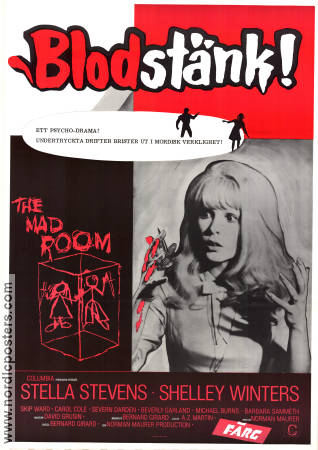 Blodstänk 1969 poster Stella Stevens Shelley Winters Skip Ward Bernard Girard