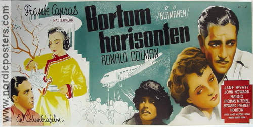 Bortom horisonten 1937 poster Ronald Colman Jane Wyatt Frank Capra Hitta mer: Large Poster Eric Rohman art Flyg