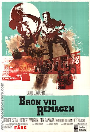 Bron vid Remagen 1969 poster George Segal Krig Broar