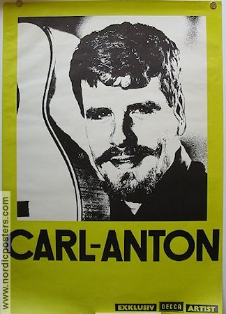 Carl Anton Decca 1968 affisch Hitta mer: Concert poster