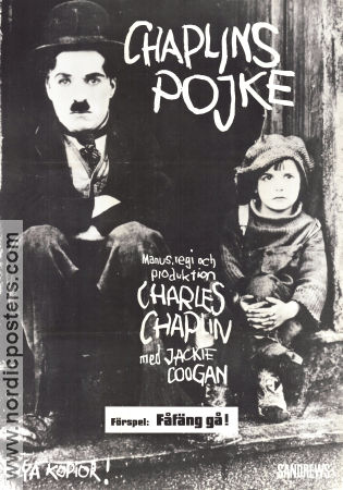 Chaplins pojke 1921 poster Charlie Chaplin Jackie Coogan Hitta mer: Silent movie Barn