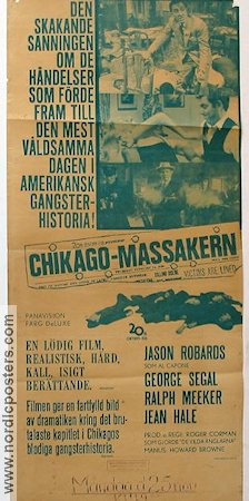 Chikago-massakern 1967 poster Jason Robards Roger Corman