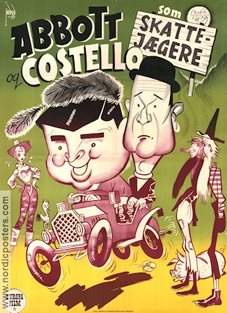 Comin´ Round the Mountain 1951 poster Abbott and Costello