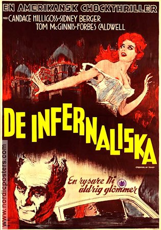 De infernaliska 1962 poster Candace Hilligoss