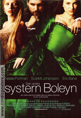 Den andra systern Boleyn 2008 poster Natalie Portman Scarlett Johansson Eric Bana Justin Chadwick
