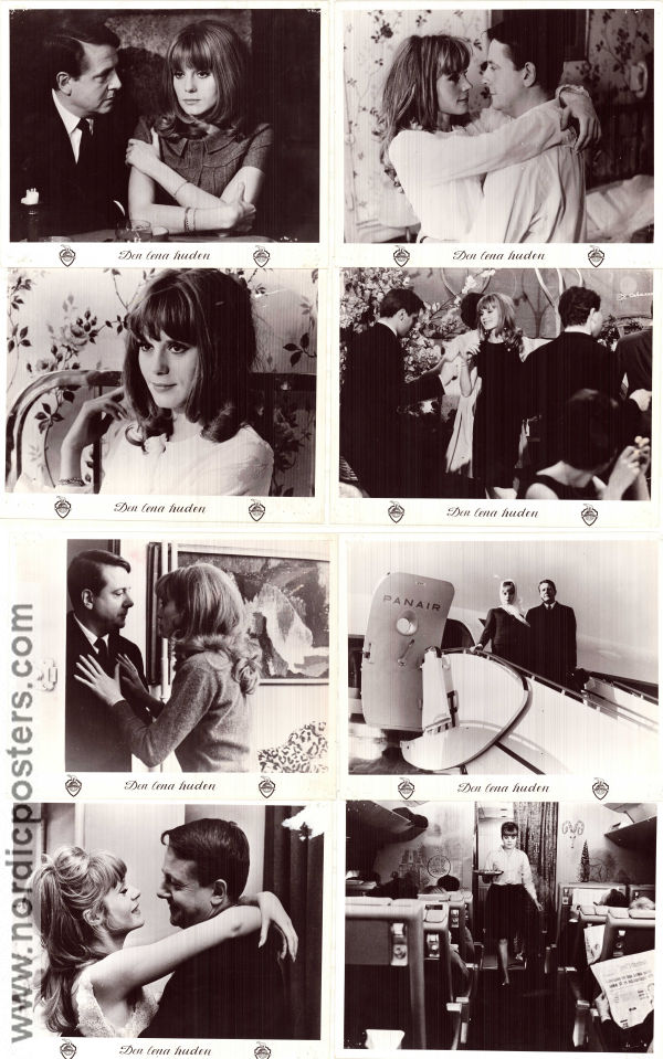 Den lena huden 1964 filmfotos Jean Desailly Francoise Dorléac Nelly Benedetti Francois Truffaut