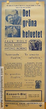 Det gröna helvetet 1937 poster Jack Holt