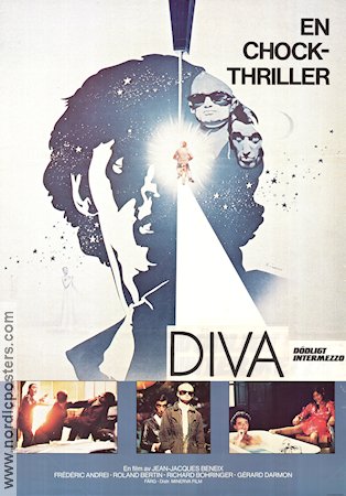 Diva 1981 poster Wilhelmenia Fernandez Frédéric Andréi Richard Bohringer Jean-Jacques Beineix