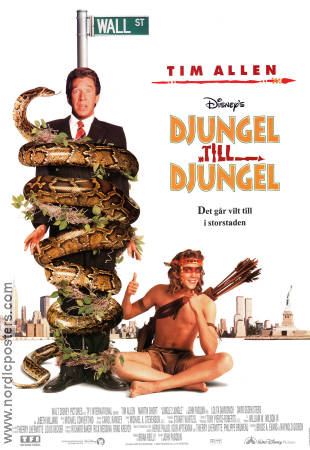 Djungel till djungel 1997 poster Tim Allen Martin Short JoBeth Williams John Pasquin Ormar