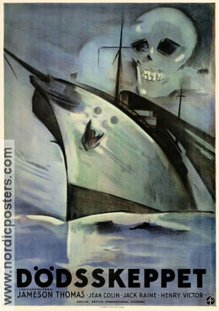 Dödsskeppet 1929 poster Jameson Thomas Jean Colin Norman Walker Skepp och båtar
