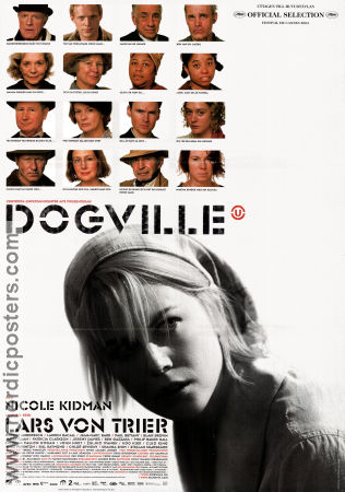 Dogville 2003 poster Nicole Kidman Harriet Andersson Lauren Bacall Lars von Trier