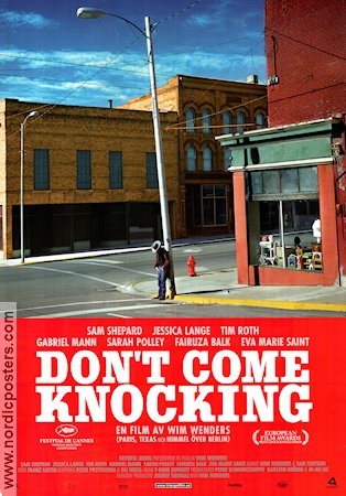 Don´t Come Knocking 2005 poster Sam Shepard Wim Wenders