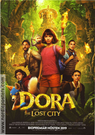 Dora and the Lost City of Gold 2019 poster Isabela Merced Eugenio Derbez Michael Pena James Bobin