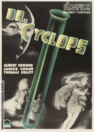 Dr Cyclops 1940 poster Albert Dekker Jane Logan