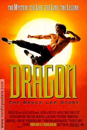 Dragon the Bruce Lee Story 1993 poster Jason Scott Lee Lauren Holly Rob Cohen Kampsport