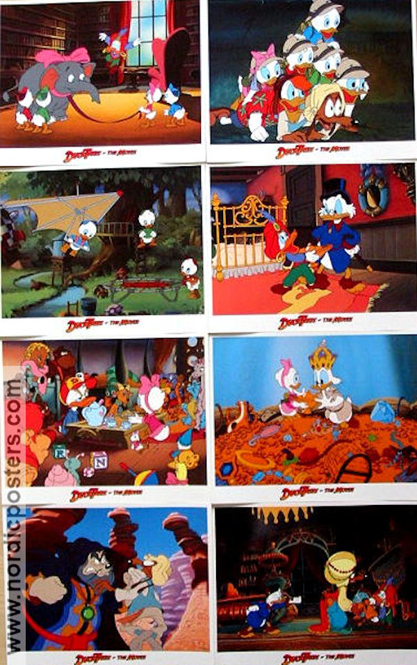 DuckTales the Movie 1990 lobbykort Uncle Scrooge Från TV