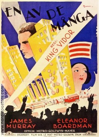 En av de många 1928 poster James Murray Eleanor Boardman King Vidor