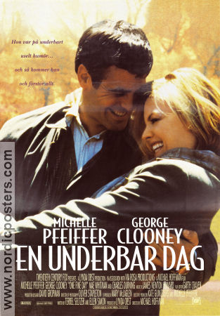 En underbar dag 1996 poster Michelle Pfeiffer George Clooney Michael Hoffman