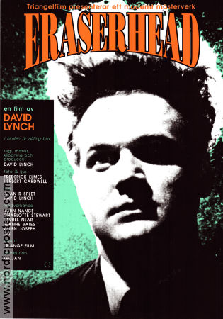 Eraserhead 1977 poster Jack Nance Charlotte Stewart Allen Joseph David Lynch Kultfilmer