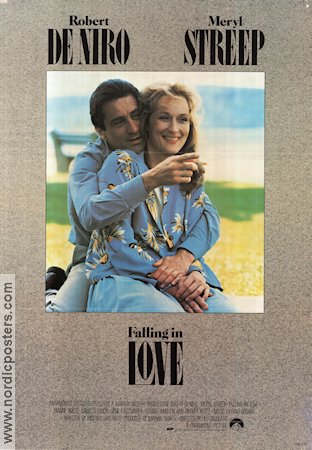 Falling in Love 1984 poster Robert De Niro Meryl Streep Harvey Keitel Ulu Grosbard Romantik