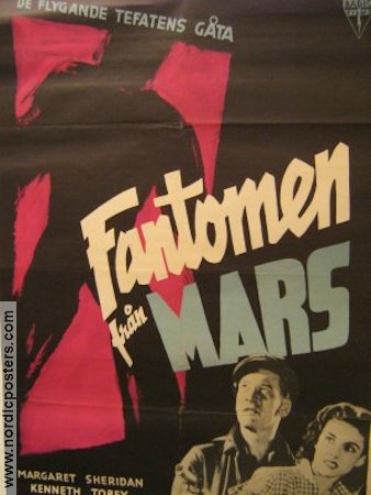 Fantomen från Mars 1951 poster Margaret Sheridan
