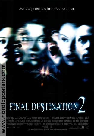Final Destination 2 2003 poster AJ Cook Ali Larter Tony Todd David Ellis