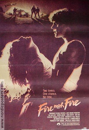 Fire with Fire 1986 poster Craig Sheffer Virginia Madsen