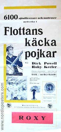 Flottans käcka pojkar 1935 poster Dick Powell Ruby Keeler