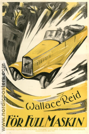 För full maskin 1920 poster Wallace Reid Wanda Hawley Sam Wood