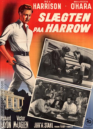 The Foxes of Harrow 1947 poster Rex Harrison Maureen O´Hara