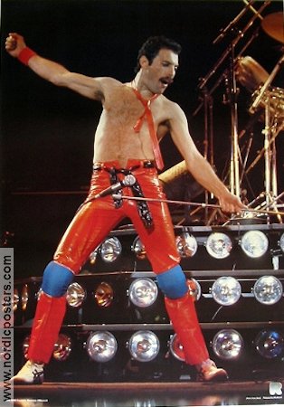 Queen 1981 poster Freddie Mercury Rock och pop