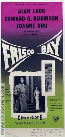 Frisco Bay 1956 poster Alan Ladd Joanne Dru