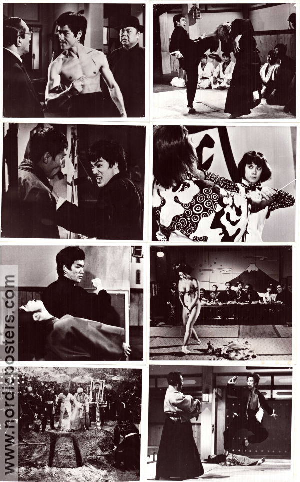 Fruktans nävar 1972 filmfotos Bruce Lee Nora Miao James Tien Wei Lo Filmen från: Hong Kong Kampsport Asien