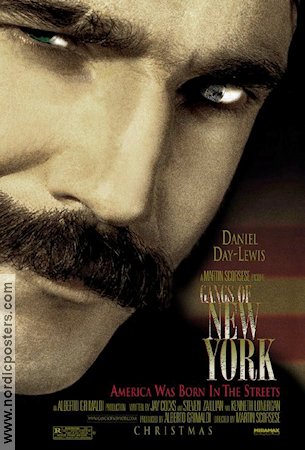 Gangs of New York 2002 poster Daniel Day-Lewis Martin Scorsese Gäng