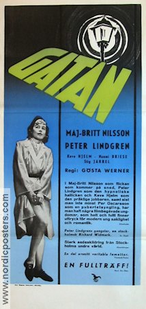 Gatan 1949 poster Maj-Britt Nilsson Peter Lindgren Keve Hjelm Gösta Werner